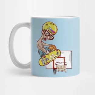 Andrew Glouberman playing Basketball Mug